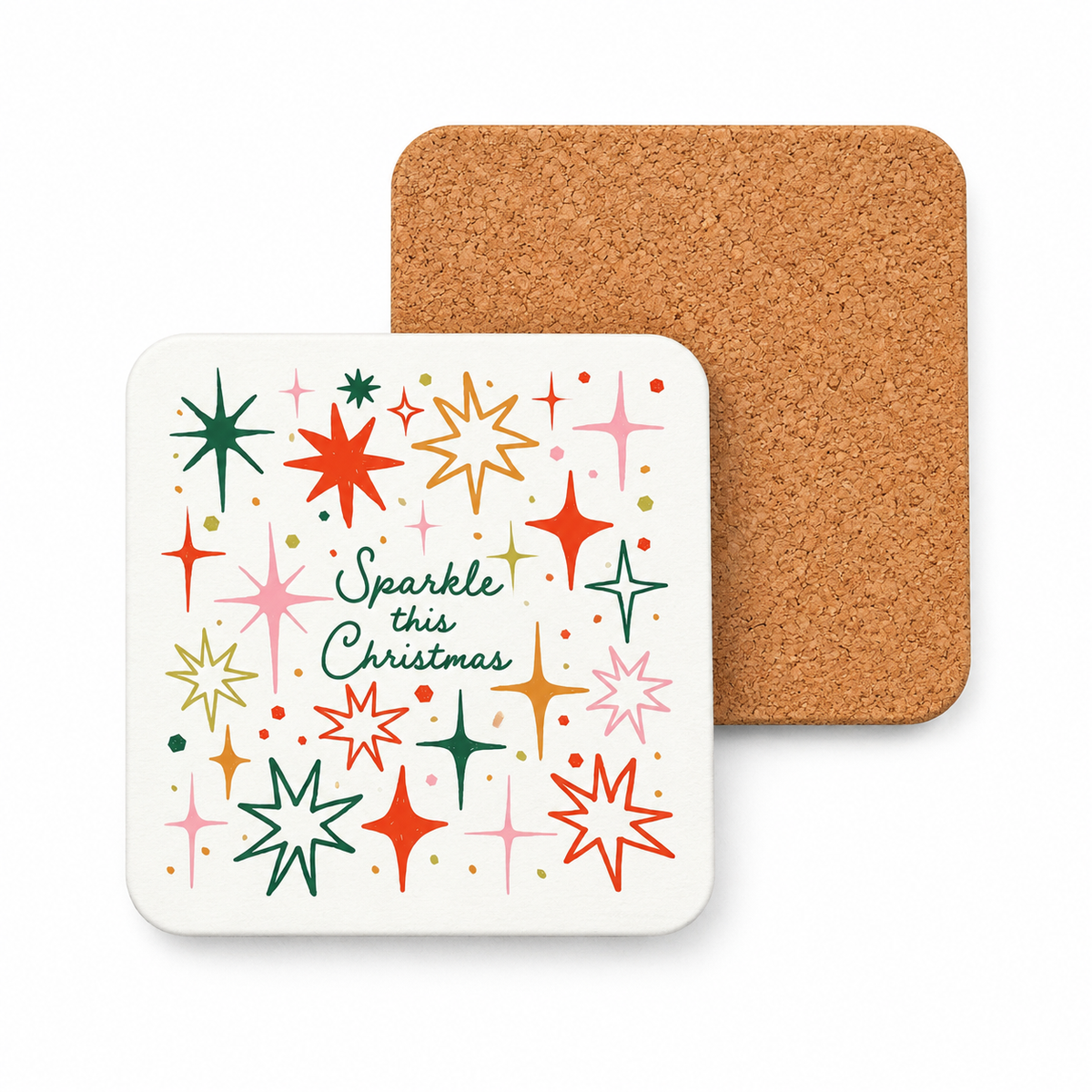 Sparkle This Christmas Coaster