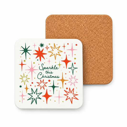 Sparkle This Christmas Coaster