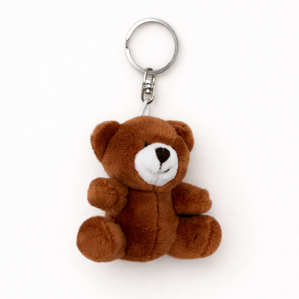 Plush Teddy Bear Key Chain